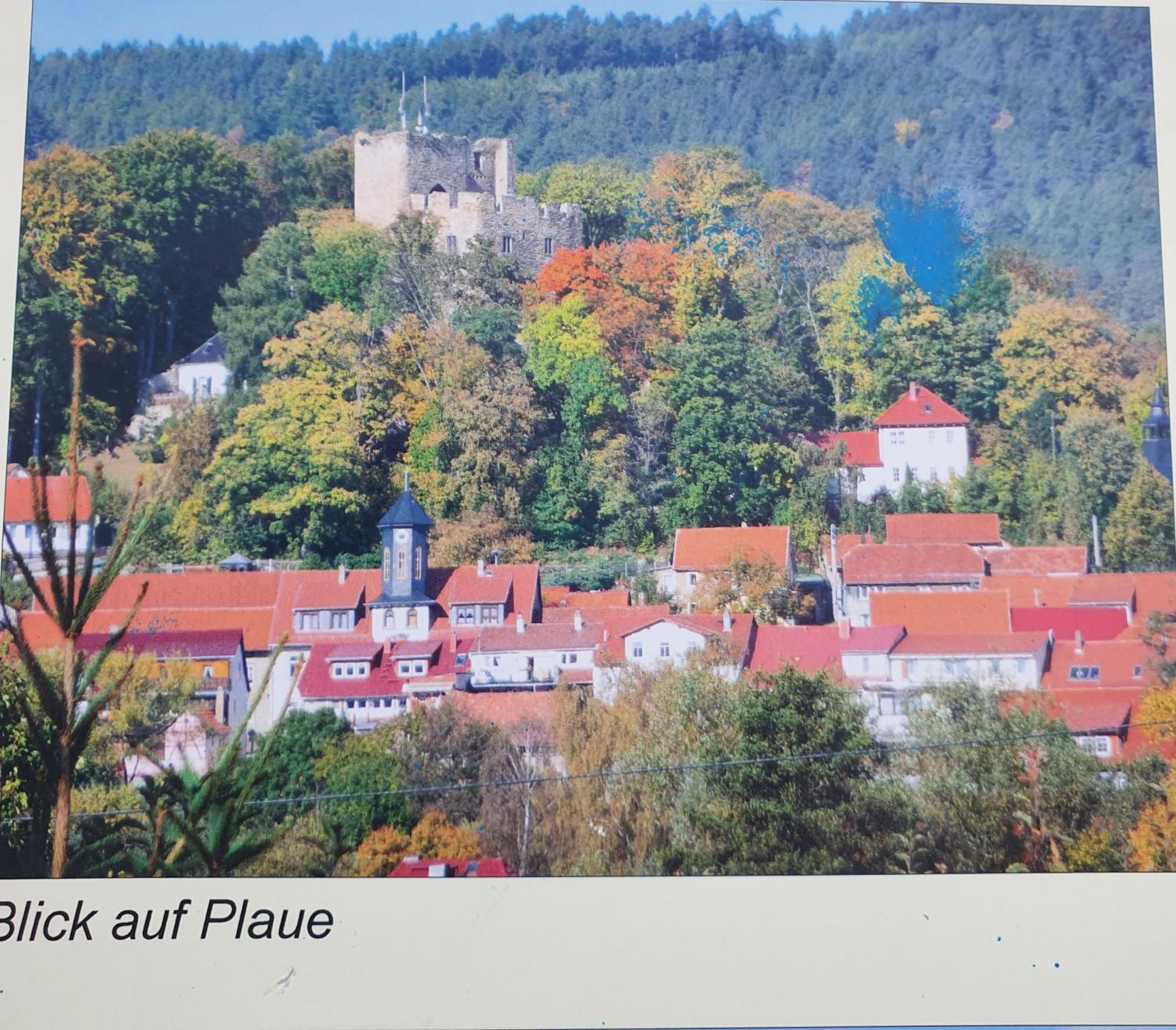 Ferienwohnung Burgblick Plaue  Luaran gambar